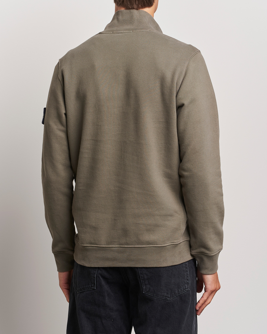 Homme | Pulls Et Tricots | Stone Island | Garment Dyed Fleece Half Zip Walnut