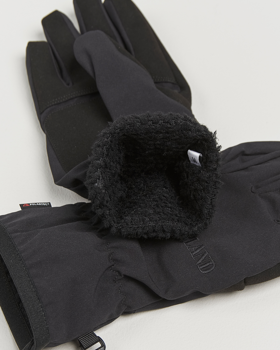 Homme | Stone Island Soft Shell-R_e Recycled Gloves Black | Stone Island | Soft Shell-R_e Recycled Gloves Black