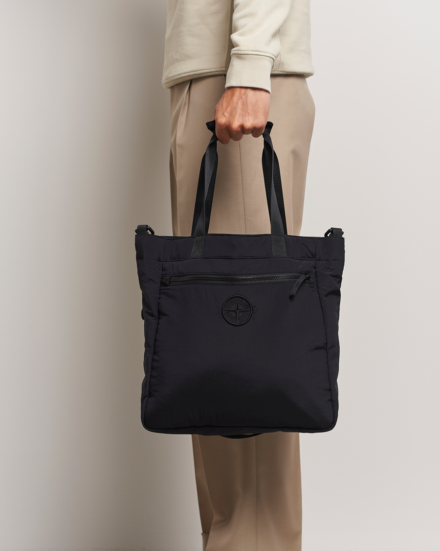 Homme | Stone Island Nylon Metal Totebag Black | Stone Island | Nylon Metal Totebag Black
