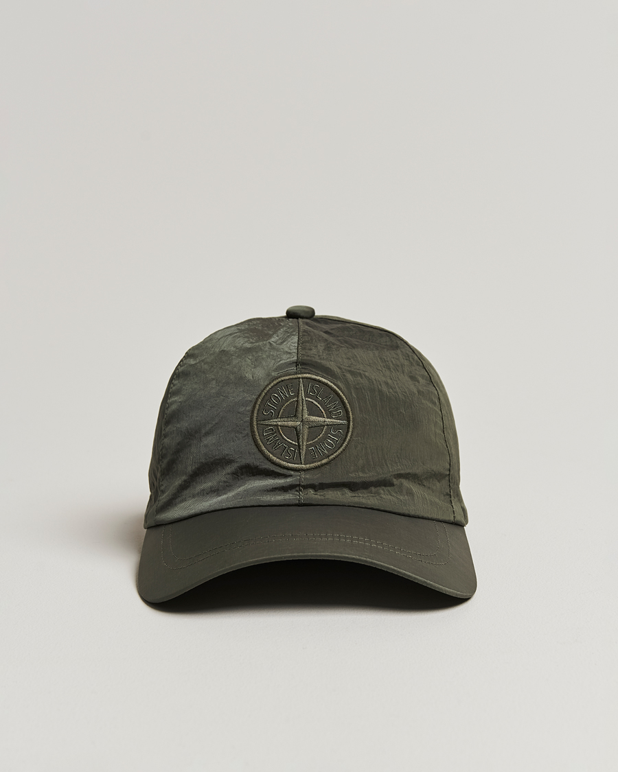 Homme | Stone Island Nylon Metal Logo Cap Musk | Stone Island | Nylon Metal Logo Cap Musk