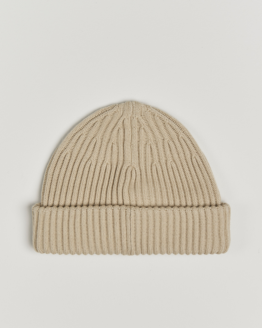 Homme | Stone Island Full Rib Wool Beanie Plaster | Stone Island | Full Rib Wool Beanie Plaster