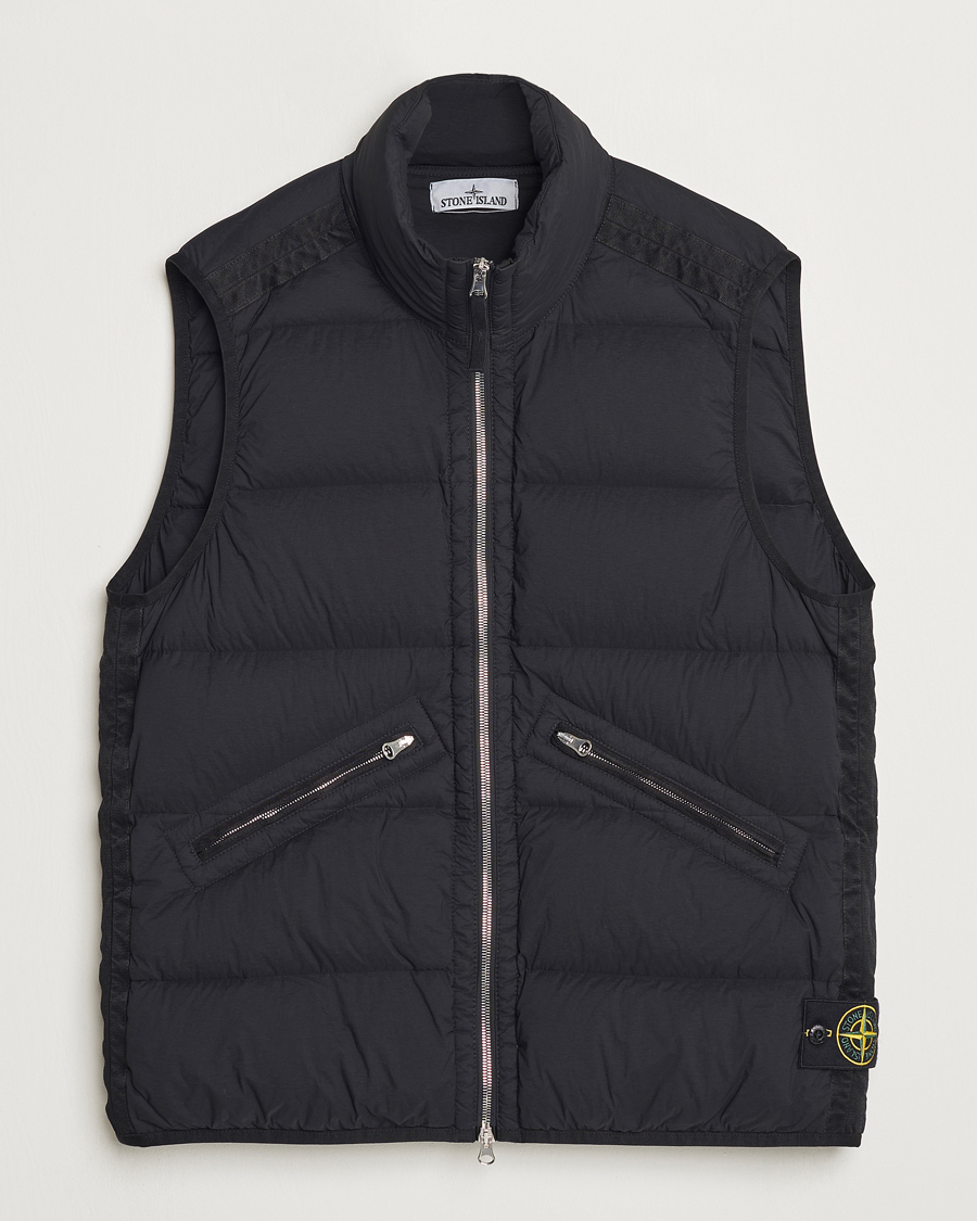 Homme | Manteaux Et Vestes | Stone Island | Nylon Down-TC Vest Black