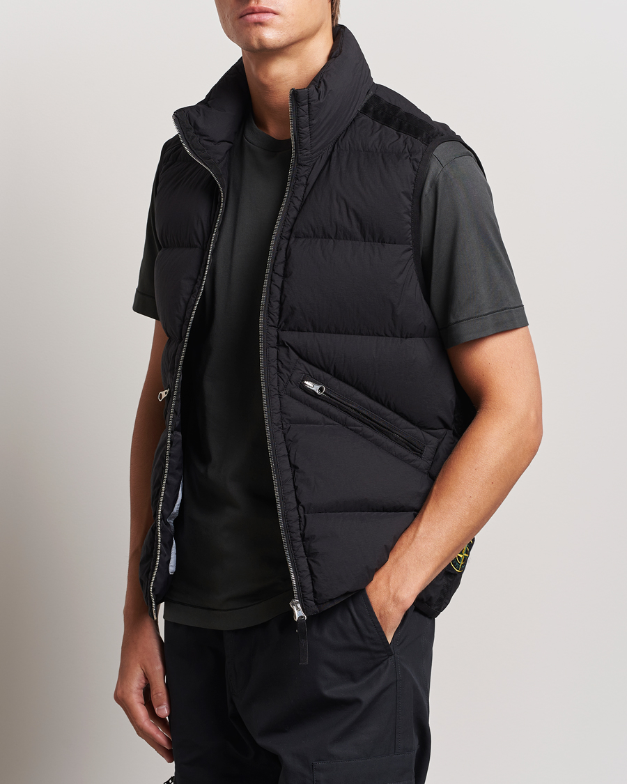 Homme | Manteaux Et Vestes | Stone Island | Nylon Down-TC Vest Black