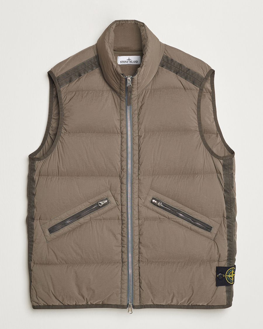 Homme | Manteaux Et Vestes | Stone Island | Nylon Down-TC Vest Walnut