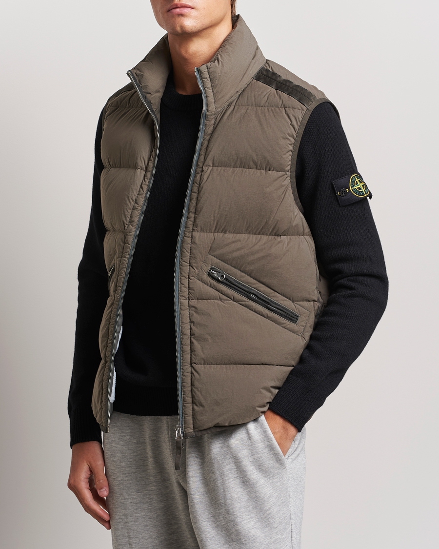 Homme | Manteaux Et Vestes | Stone Island | Nylon Down-TC Vest Walnut