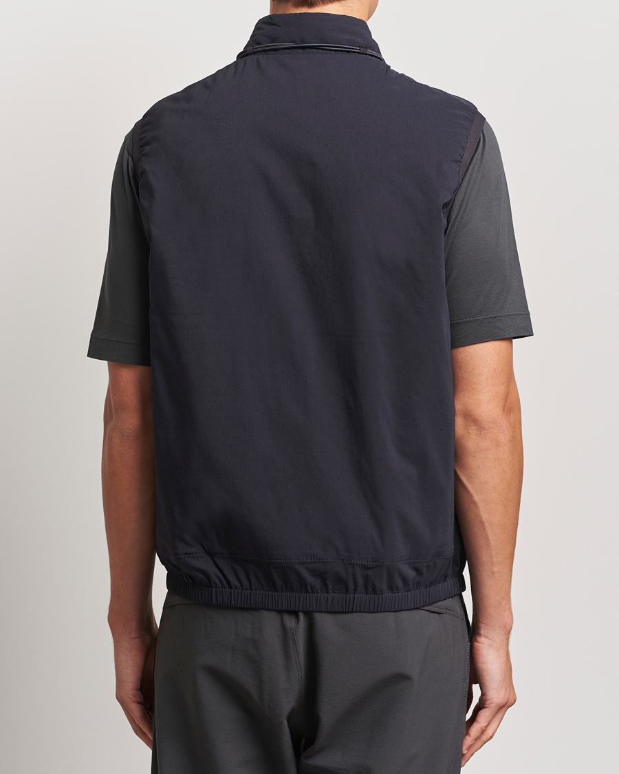 Homme | Manteaux Et Vestes | Stone Island | Stellina Wool/Nylon Padded Vest Blue Marine