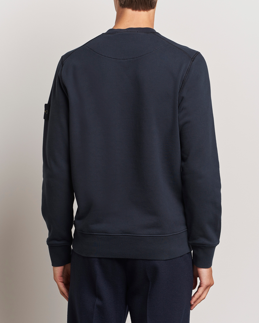 Homme | Pulls Et Tricots | Stone Island | Garment Dyed Fleece Sweatshirt Navy Blue