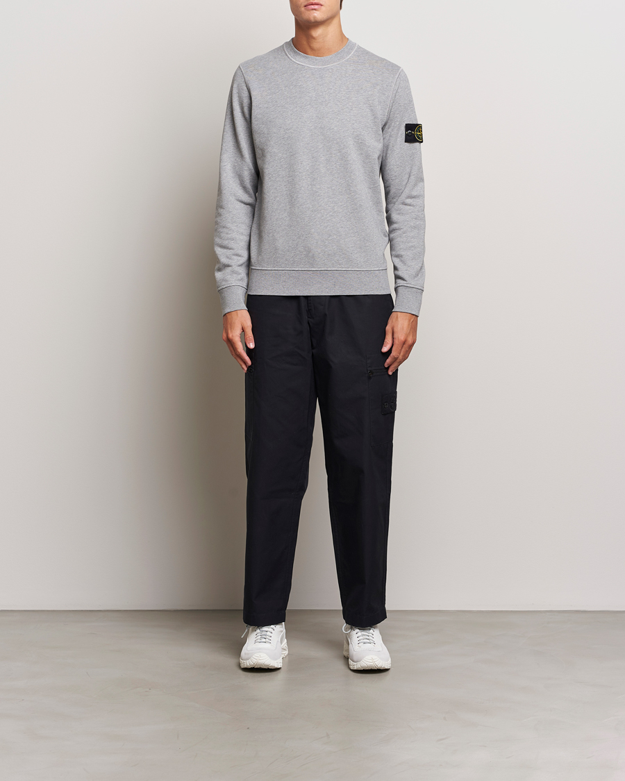 Homme | Pulls Et Tricots | Stone Island | Garment Dyed Fleece Sweatshirt Melange Grey