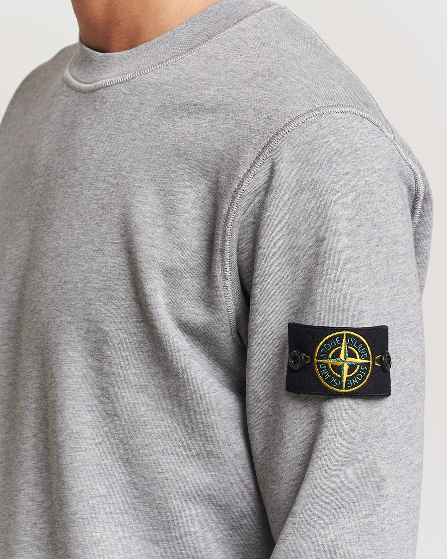 Homme | Pulls Et Tricots | Stone Island | Garment Dyed Fleece Sweatshirt Melange Grey