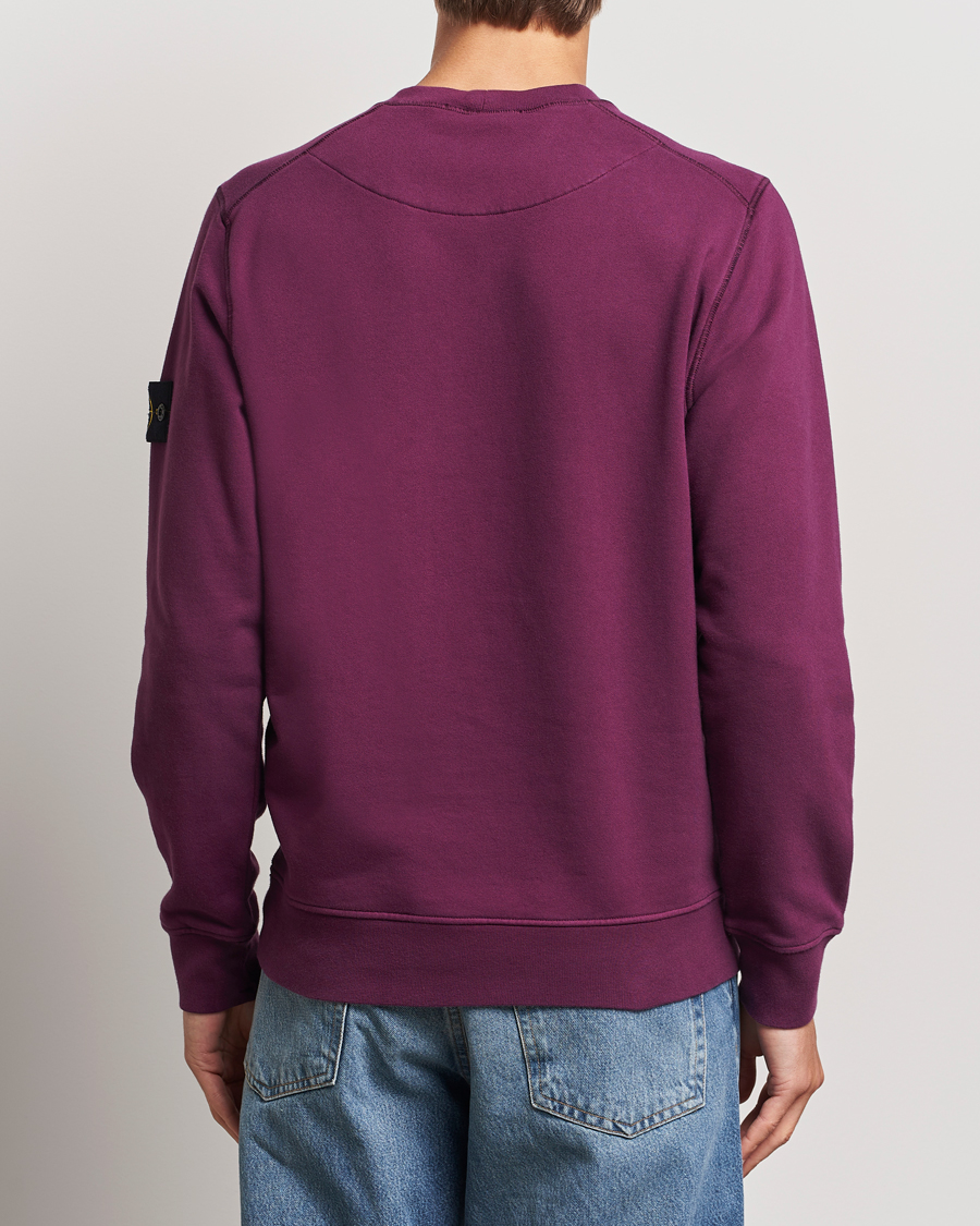 Homme | Pulls Et Tricots | Stone Island | Garment Dyed Fleece Sweatshirt Burgundy