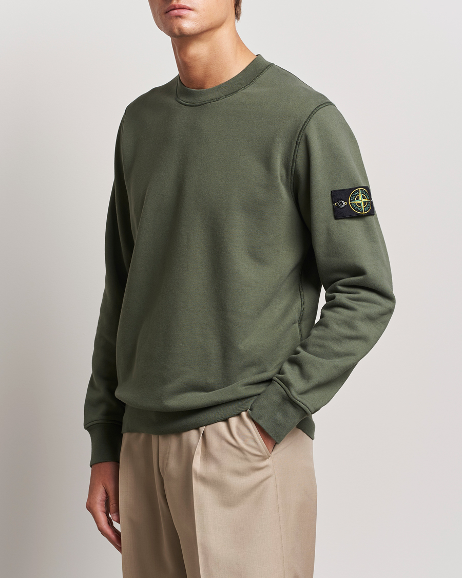 Homme | Pulls Et Tricots | Stone Island | Garment Dyed Fleece Sweatshirt Musk