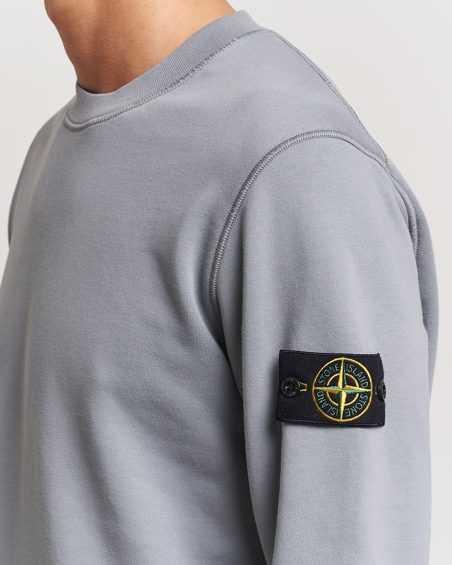 Homme | Pulls Et Tricots | Stone Island | Garment Dyed Fleece Sweatshirt Grey Green