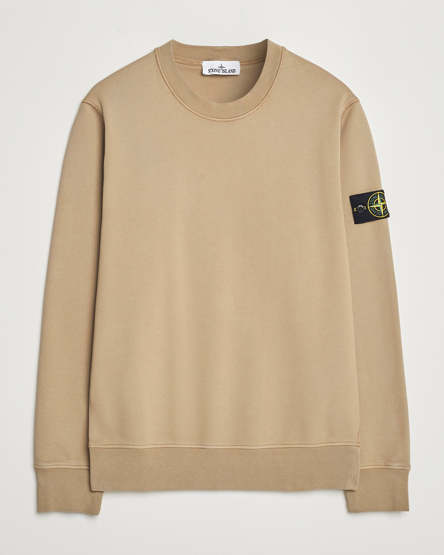 Homme | Pulls Et Tricots | Stone Island | Garment Dyed Fleece Sweatshirt Biscuit