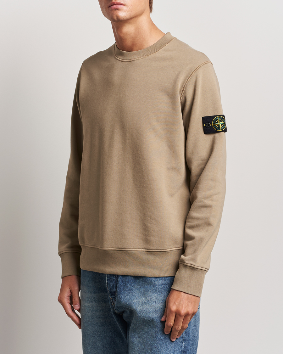 Homme | Pulls Et Tricots | Stone Island | Garment Dyed Fleece Sweatshirt Biscuit