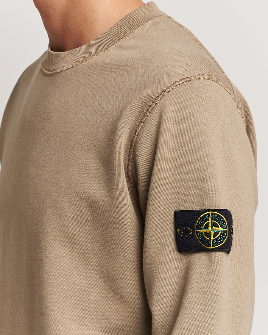 Homme | Pulls Et Tricots | Stone Island | Garment Dyed Fleece Sweatshirt Biscuit