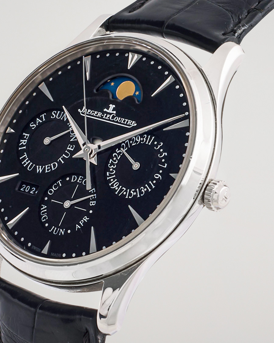 Homme | Jaeger-LeCoultre Pre-Owned Master Ultra Thin Perpetual Silver | Jaeger-LeCoultre Pre-Owned | Master Ultra Thin Perpetual Silver