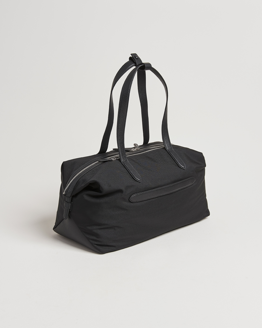 Homme | Smythson Canvas Norton Small Travel Bag Black | Smythson | Canvas Norton Small Travel Bag Black