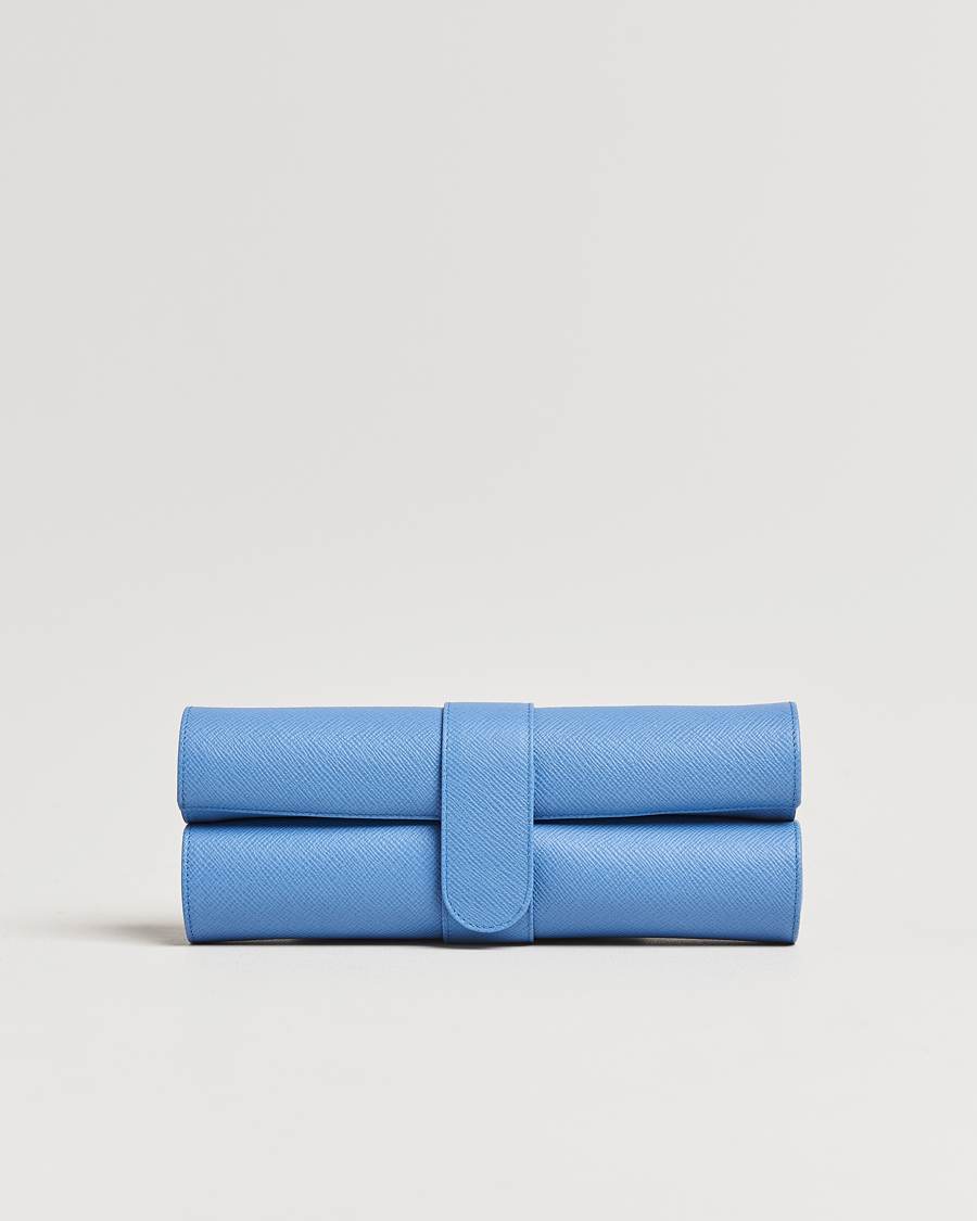 Homme | Jeux | Smythson | Panama Chess Roll Nile Blue