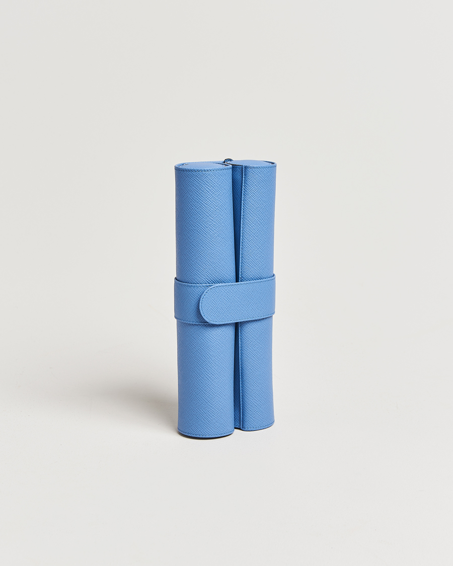 Homme | Jeux | Smythson | Panama Chess Roll Nile Blue