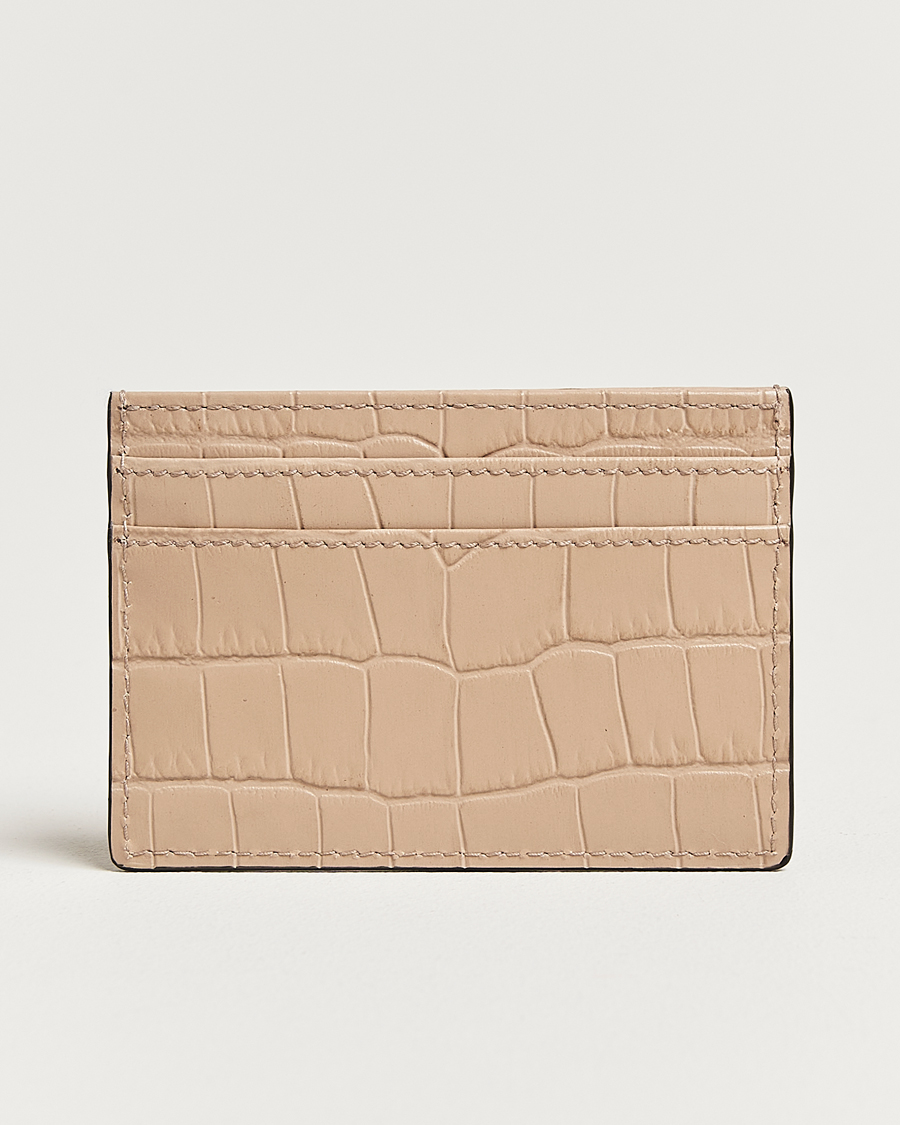 Homme | Smythson Mara Flat Cardholder Sandstone | Smythson | Mara Flat Cardholder Sandstone