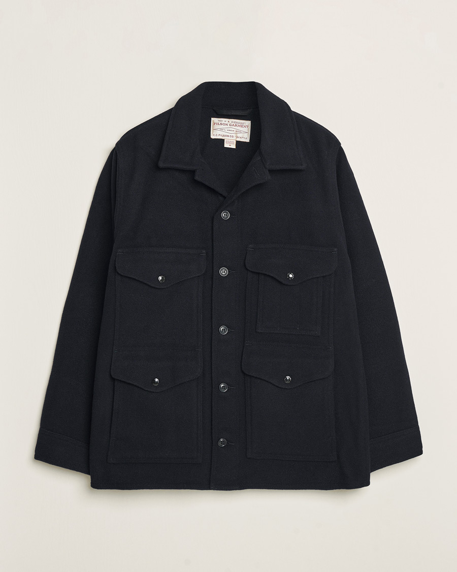 Homme | Manteaux Et Vestes | Filson | Mackinaw Wool Cruiser Dark Navy