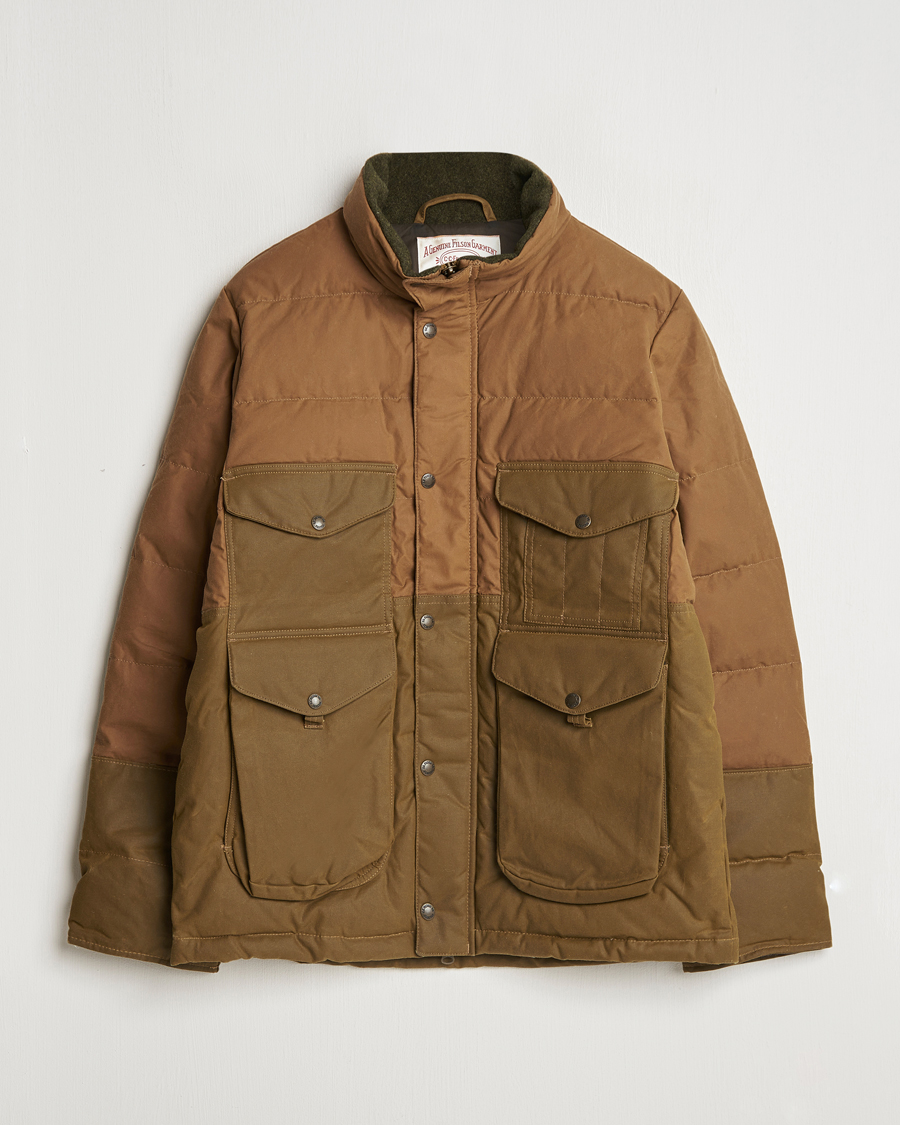 Homme | Manteaux Et Vestes | Filson | Oiled Covered Down Cruiser Dark Tan