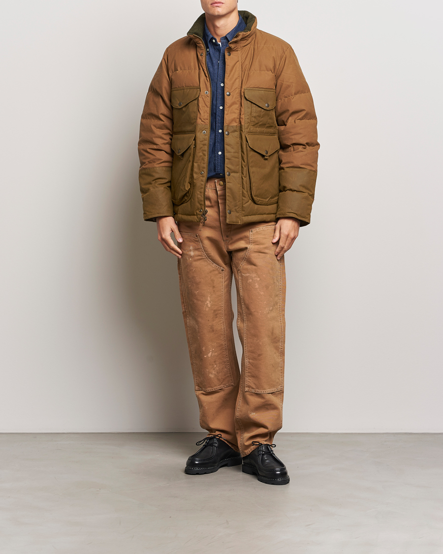 Homme | Manteaux Et Vestes | Filson | Oiled Covered Down Cruiser Dark Tan