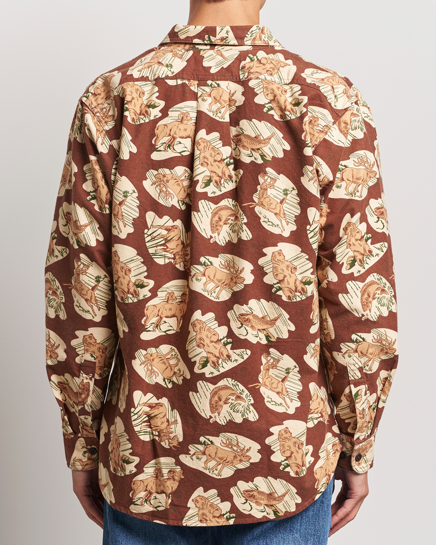 Homme | Chemises | Filson | Field Flannel Shirt Sorrel Horse/Wildlife