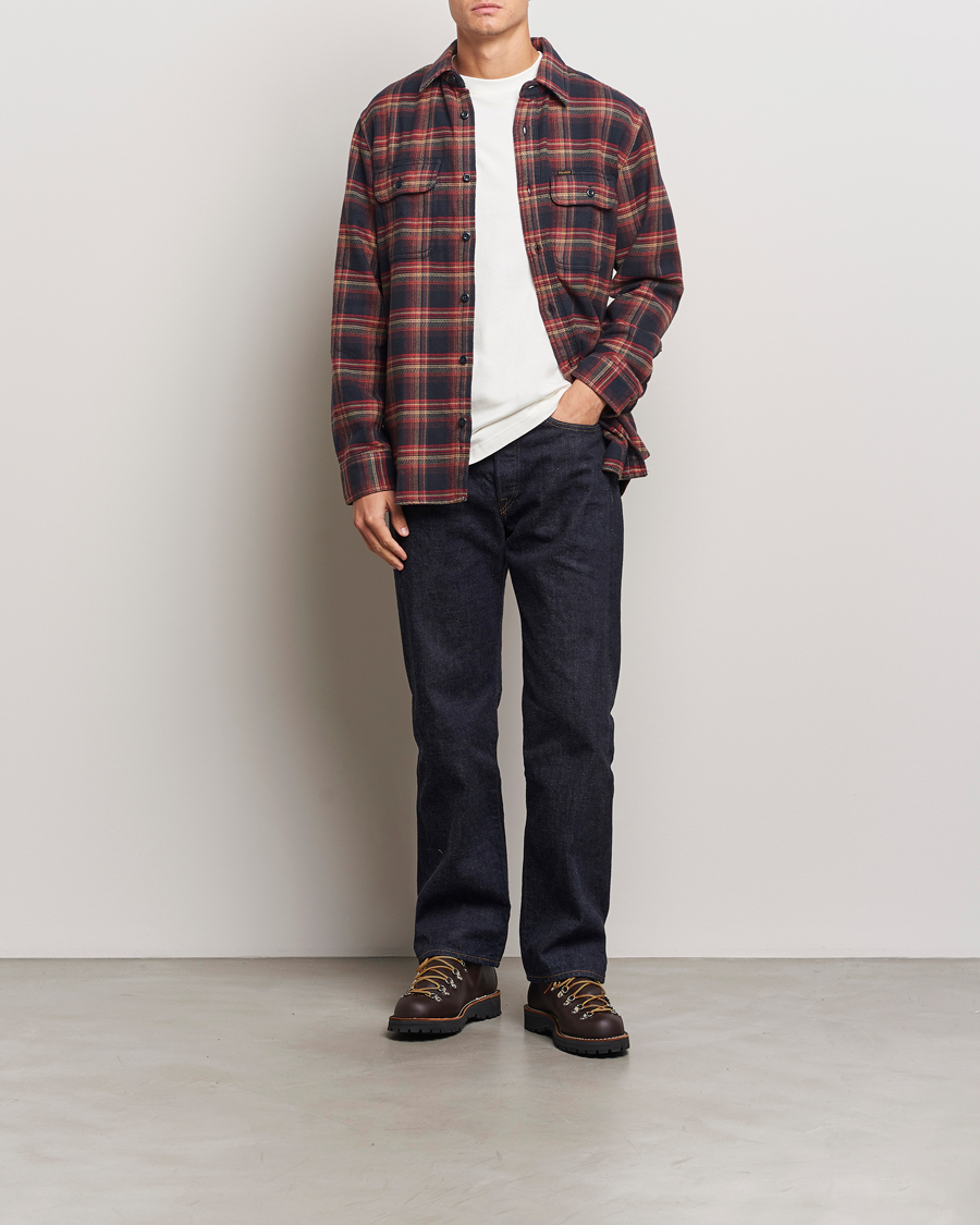 Homme | Chemises | Filson | Vintage Flannel Work Shirt Black/Rust