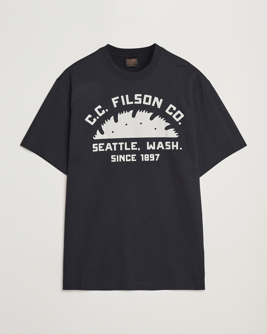 Homme | T-shirts | Filson | Printed Cotton T-Shirt Black