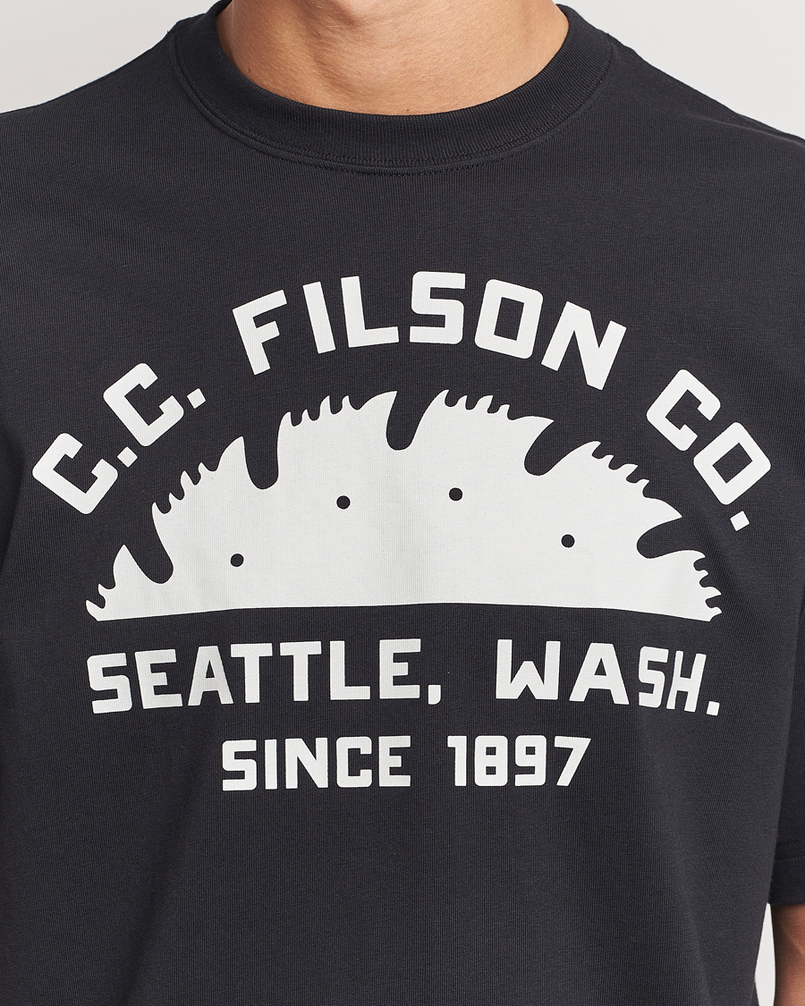 Homme | T-shirts | Filson | Printed Cotton T-Shirt Black