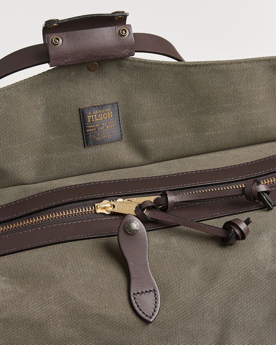 Homme | Filson Rugged Twill Duffle Large Otter Green | Filson | Rugged Twill Duffle Large Otter Green