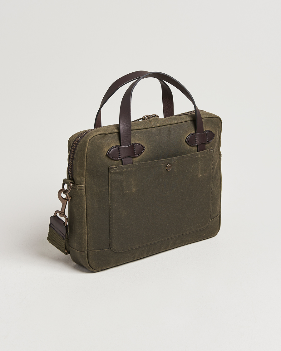 Homme | Sacs | Filson | Tin Cloth Compact Briefcase Otter Green