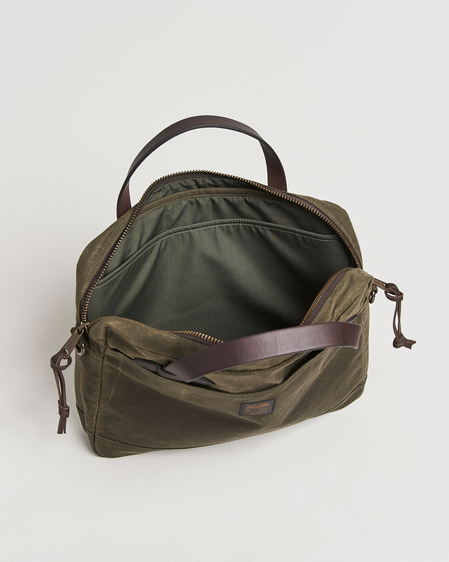 Homme | Sacs | Filson | Tin Cloth Compact Briefcase Otter Green