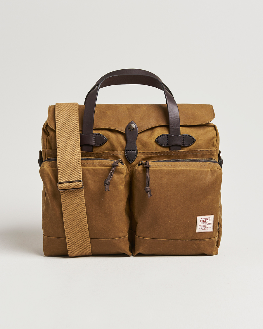 Homme | Sacs | Filson | 24-Hour Tin Briefcase Dark Tan