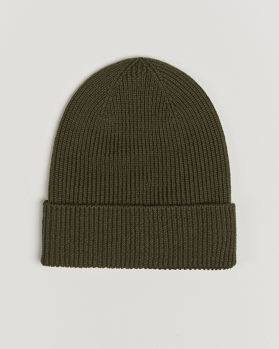 Homme | Moncler Rib Wool Beanie Military | Moncler | Rib Wool Beanie Military