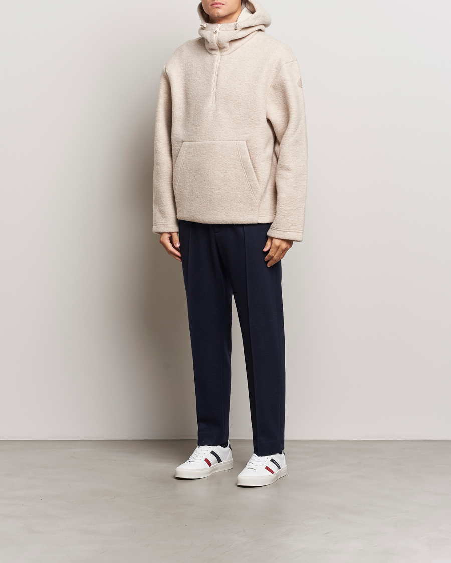 Homme | Pulls Et Tricots | Moncler | Half Zip Hoodie Beige
