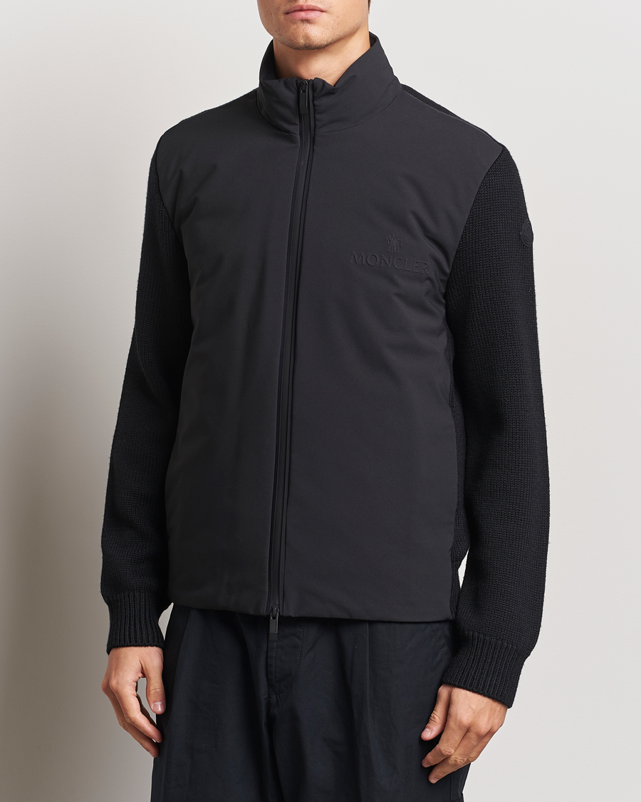 Homme | Manteaux Et Vestes | Moncler | Hybrid Zip Cardigan Black