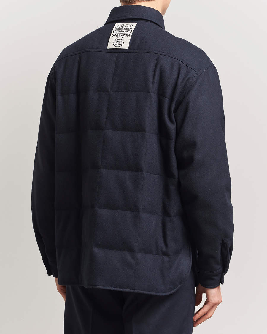 Homme | Manteaux Et Vestes | Moncler Genius | X Palm Angels Shirt Jacket Navy