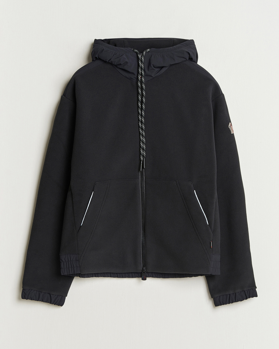 Homme | Pulls Et Tricots | Moncler Grenoble | Fleece Full Zip Cardigan Black