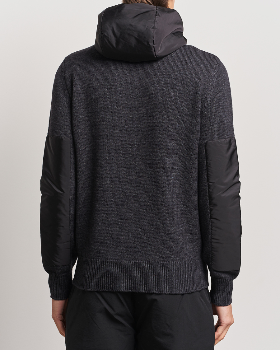 Homme | Pulls Et Tricots | Moncler Grenoble | Knitted Full Zip Cardigan Charcoal