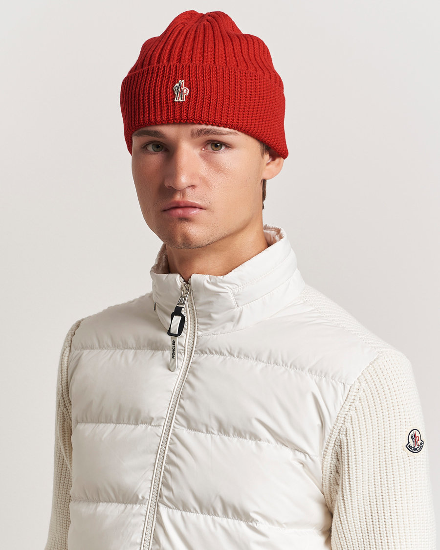 Homme | Moncler Grenoble Beretto Beanie Red | Moncler Grenoble | Beretto Beanie Red