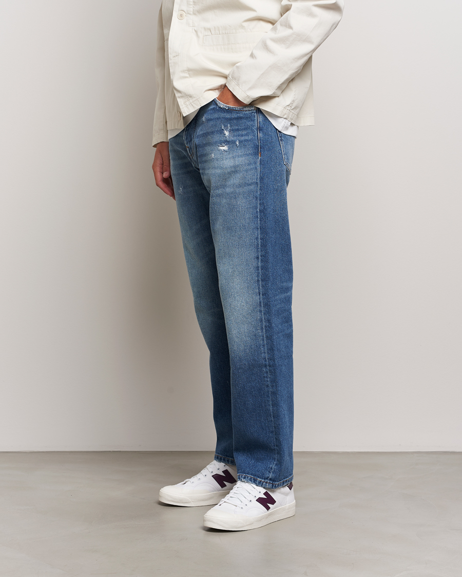 Homme | New Balance B100 Sneakers White/Burgundy | New Balance | B100 Sneakers White/Burgundy