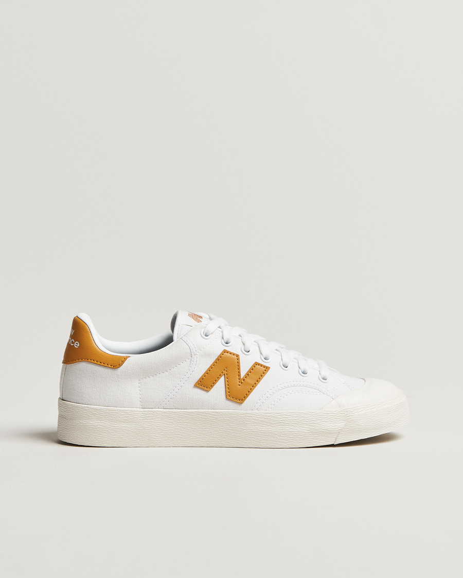 Homme | New Balance B100 Sneakers White/Yellow | New Balance | B100 Sneakers White/Yellow