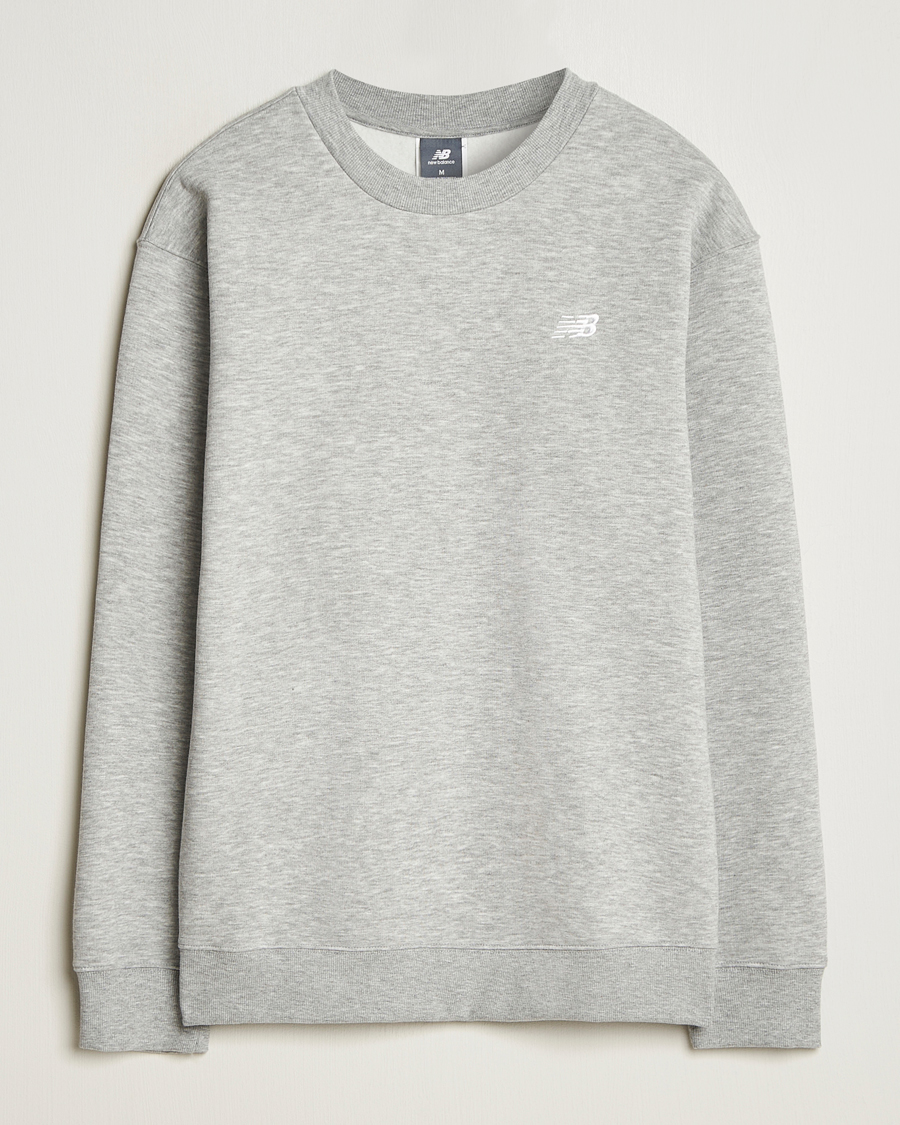 Homme | Pulls Et Tricots | New Balance | Essentials Fleece Sweatshirt Athletic Grey