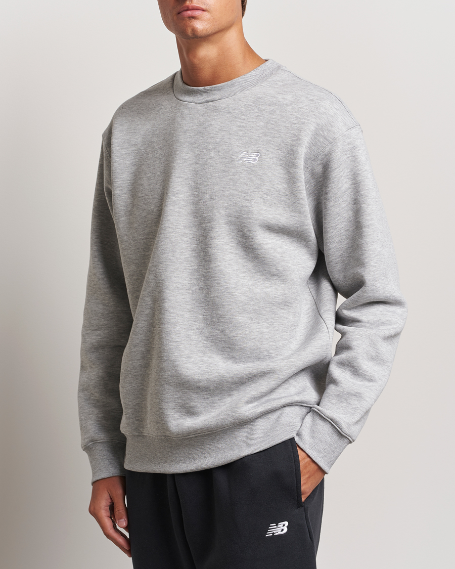 Homme | Pulls Et Tricots | New Balance | Essentials Fleece Sweatshirt Athletic Grey