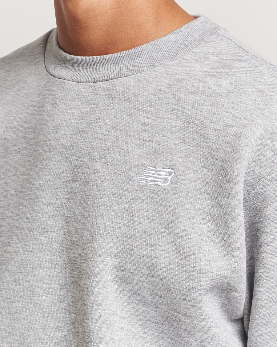 Homme | Pulls Et Tricots | New Balance | Essentials Fleece Sweatshirt Athletic Grey
