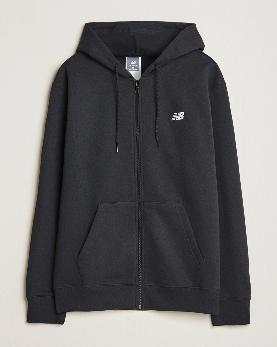 Homme | Pulls Et Tricots | New Balance | Essentials Full Zip Fleece Hoodie Black