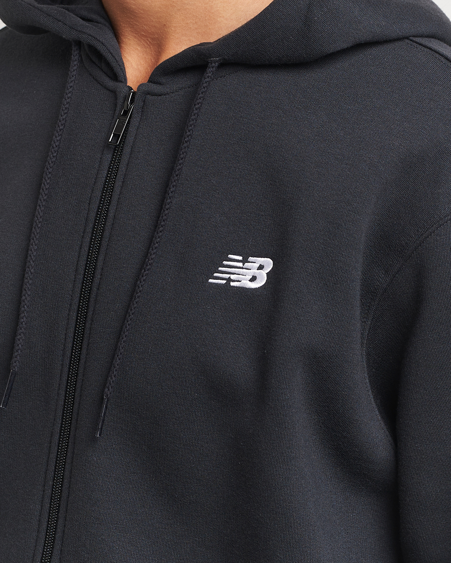 Homme | Pulls Et Tricots | New Balance | Essentials Full Zip Fleece Hoodie Black