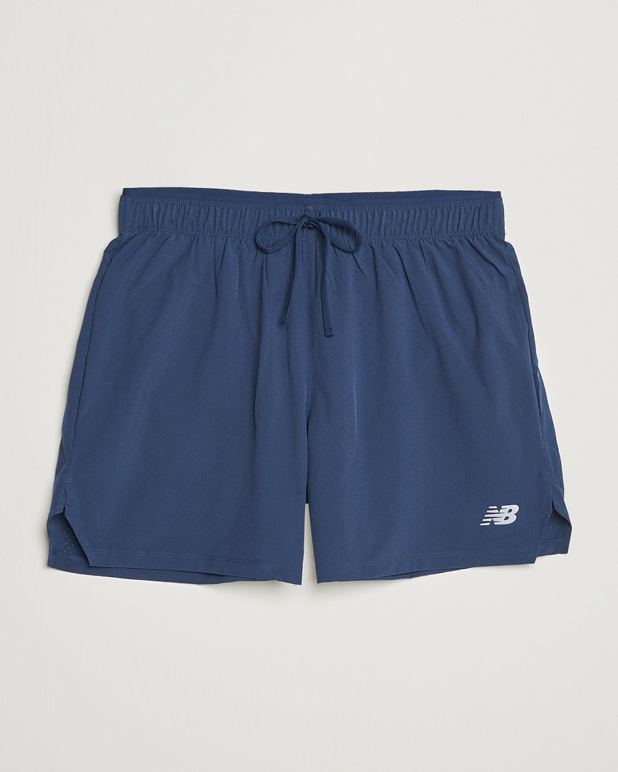 Homme | Shorts | New Balance Running | Athletics 5 Run Shorts Navy